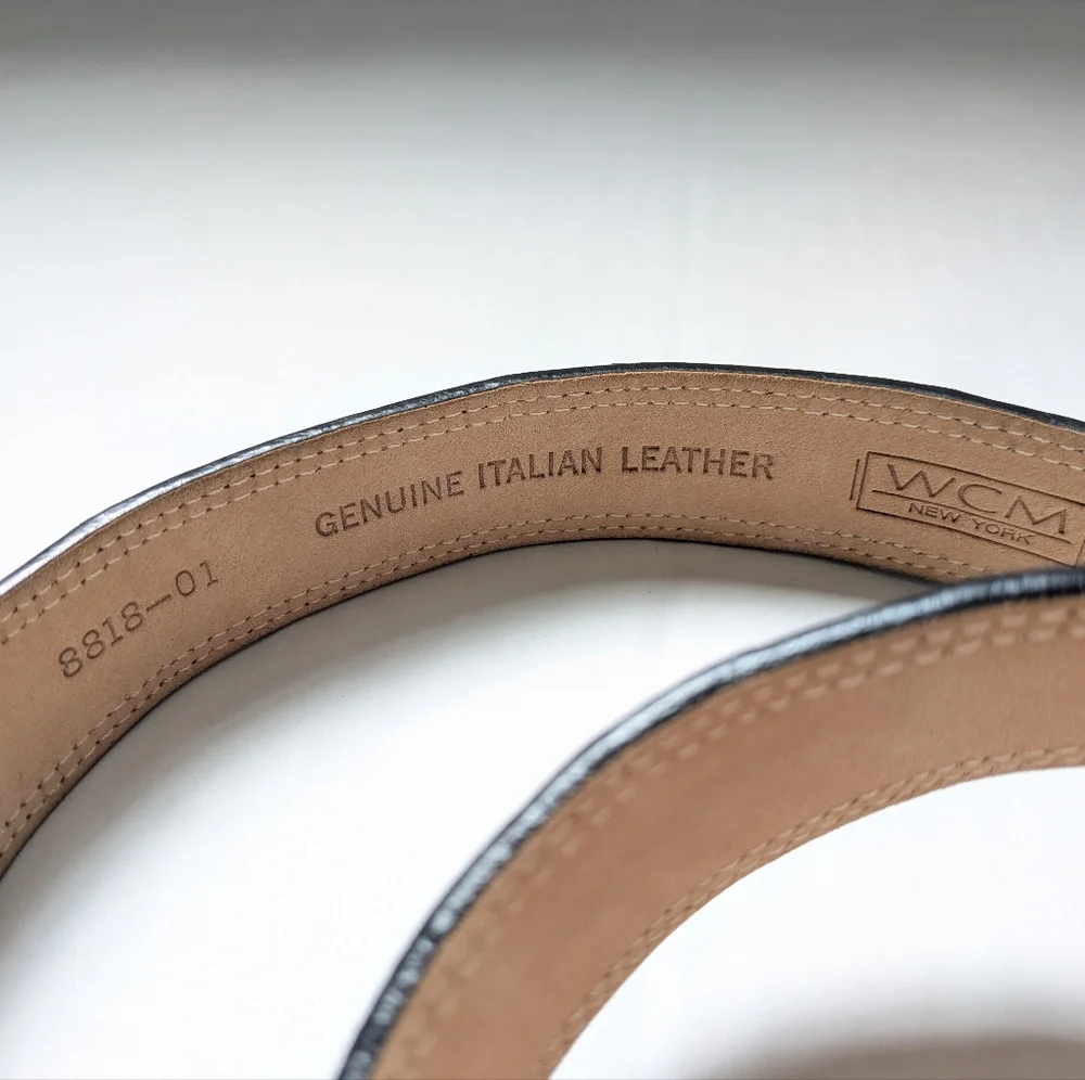 WCM New York Italian Leather Belt